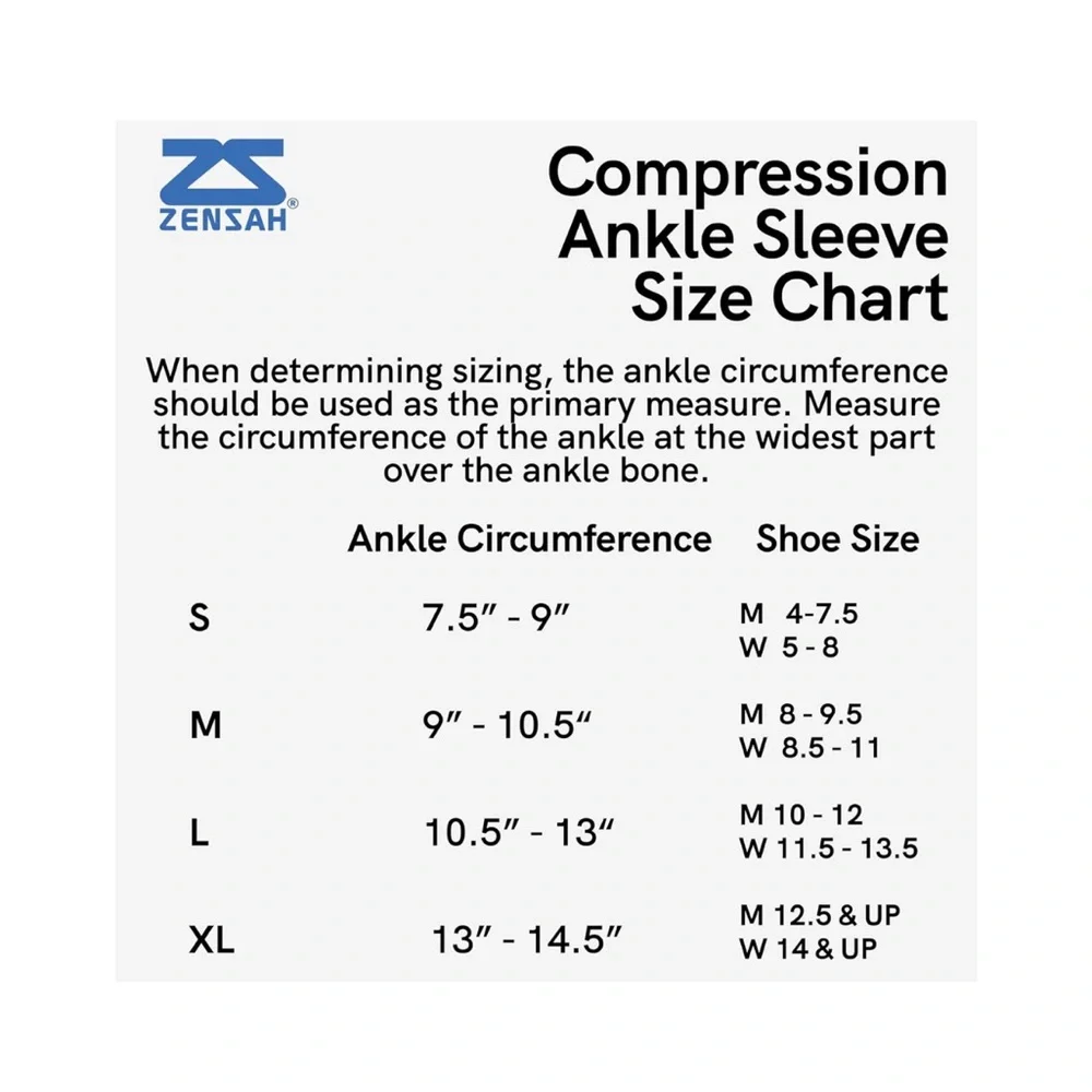 Ankle Support‎ - Compression Ankle Brace - Running, Soccer, Sports - medium